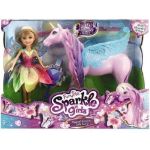 Sparkle Girlz Magical Unicorn With Fairy & Light Up Horn