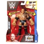 WWE Bend 'N Bash The Rock Figure