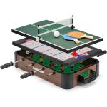 Toyrific Powerplay 3 in 1 Game Table Set, Mini Football, Hockey and Table Tennis