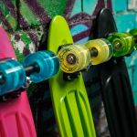 Xootz 22" Green Skateboard with LED Light Up Wheels