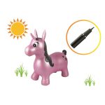 Inflatable Jumping Unicorn - Pink