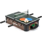 Toyrific Powerplay 3 in 1 Game Table Set, Mini Football, Hockey and Table Tennis