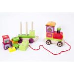 Hey Duggee Wooden Pull Along Stacking Train