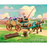 Playmobil DreamWorks Spirit Lucky Dad and Wagon 9477