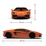 1:24 Scale RC Lamborghini Aventador Orange