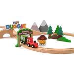 Hey Duggee 50 Piece Wooden Safari Train Set