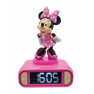 Digital Alarm clock with a 3D Minnie Night Light