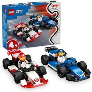 LEGO City F1 Williams Racing & Haas F1 Race Cars 60464