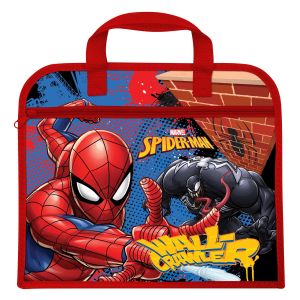 Spiderman Zipped Book Bag