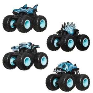 Hot Wheels Monster Trucks X-Ray 4 Pack Race Cars