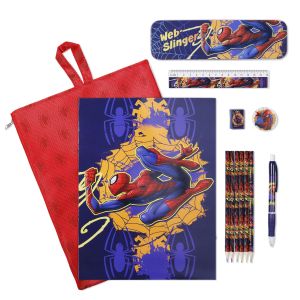 Spiderman Bumper Stationery Set in Reusable Bag