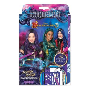 Make It Real Disney Descendants 3 Fashion Design Sketch Book