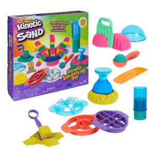 Kinetic Sand Ultimate Sandisfying Sand Set - Pink, Yellow & Teal