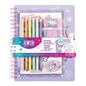 Three Cheers For Girls Butterfly All-In-1 Sketching Set