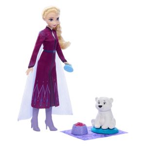 Disney Frozen Elsa Fashion Doll & Polar Bear Cub Figure