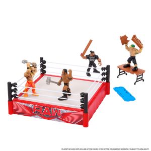 WWE Knuckle Crunchers Rebound Ring & Action Figure