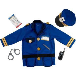Melissa & Doug Police Officer Dress-up Costume Set