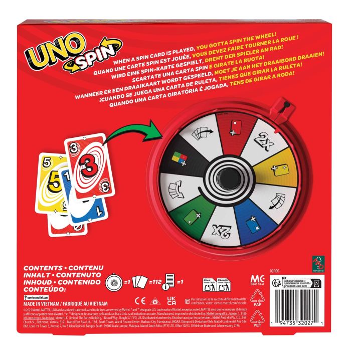 UNO Spin Card Game