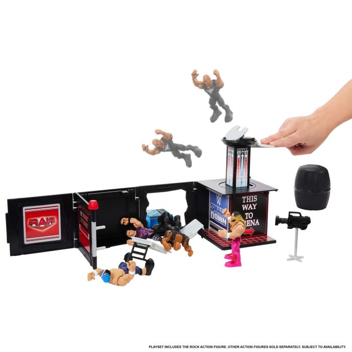 WWE Knuckle Crunchers Final Boss Microphone Playset