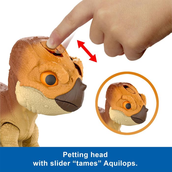 Jurassic World Rebirth Primal Protector Aquilops Dolores  Dinosaur Action Figure