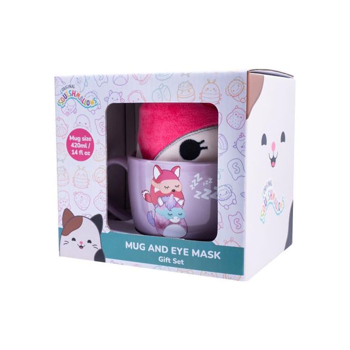 Squishmallows Mug & Eye Mask Gift Set