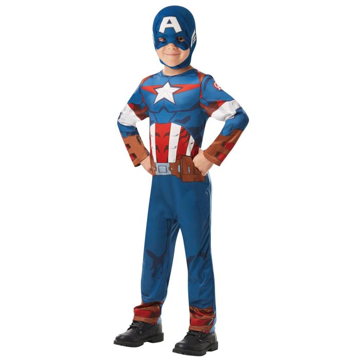 Marvel Avengers Classic Captain America 5-6 Years  Costume