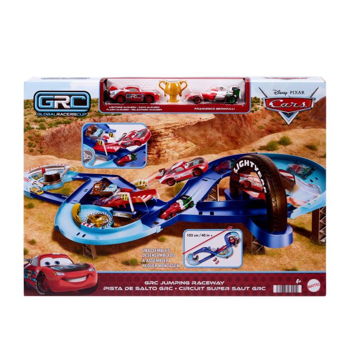 Disney and Pixar Cars Global Racers Cup GRC Jumping Raceway Playset