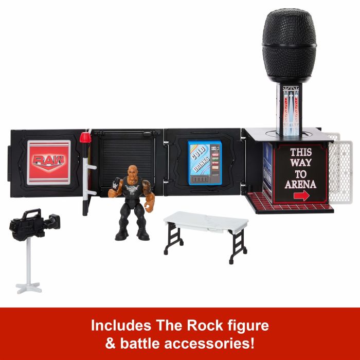 WWE Knuckle Crunchers Final Boss Microphone Playset