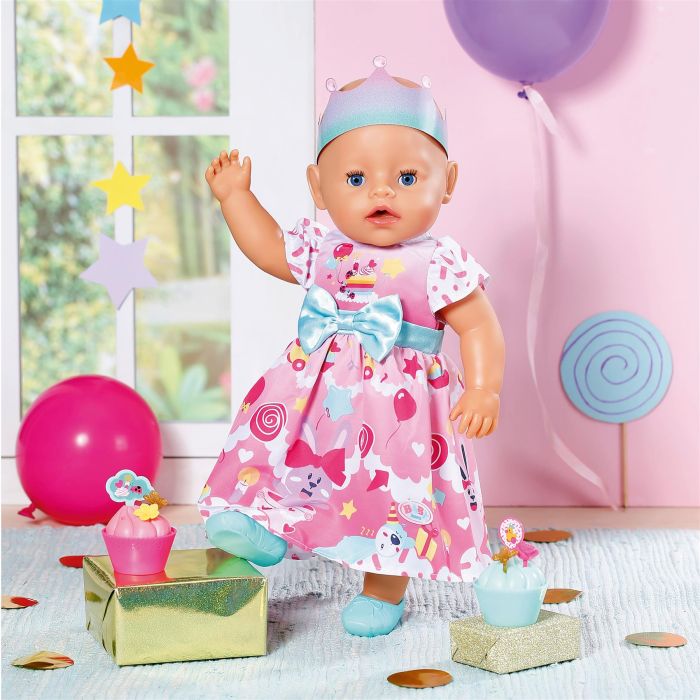 BABY Born Deluxe Birthday 43cm Doll Clothes Set