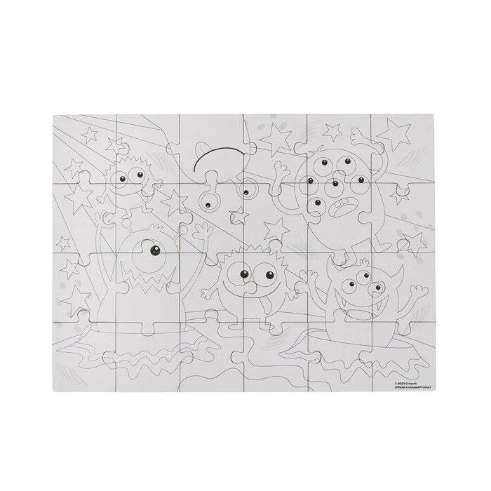 Crayola Colour Your Own Card Puzzle -Monsters