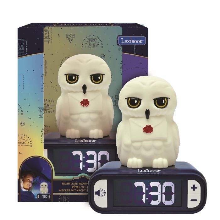 Harry Potter Hedwig Night Light Alarm Clock