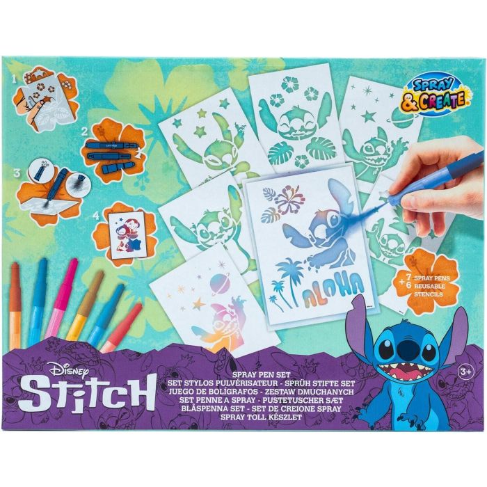 Disney Stitch Blow Spray Pen Set