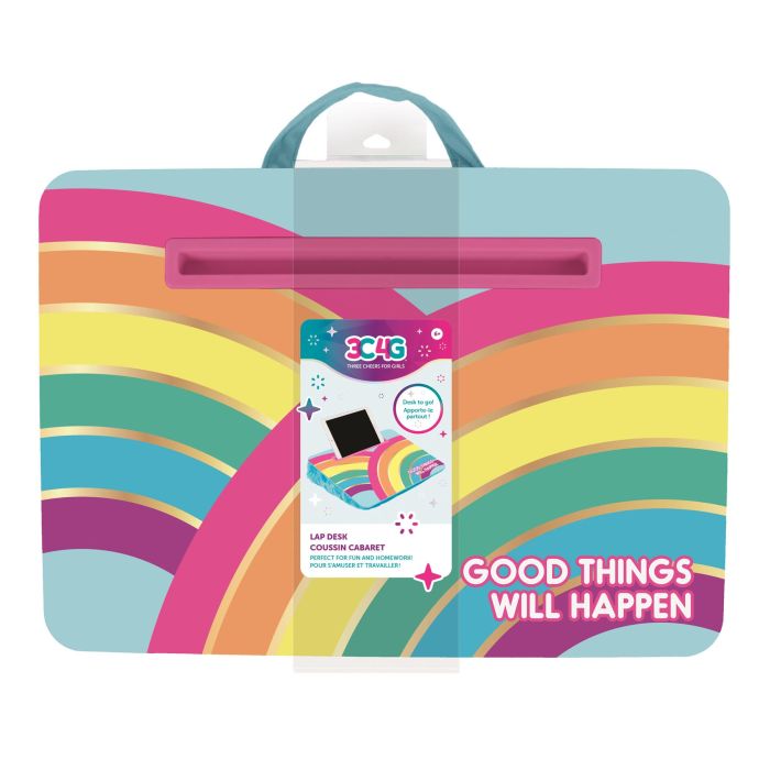 Three Cheers for Girls Rainbow Lap Desk