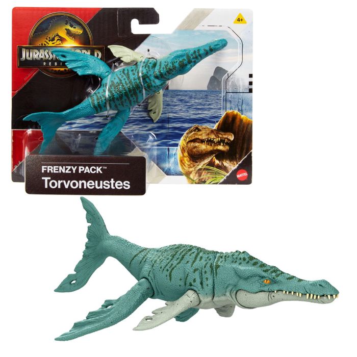 Jurassic World Rebirth Frenzy Pack Torvoneustes Dinosaur Action Figure