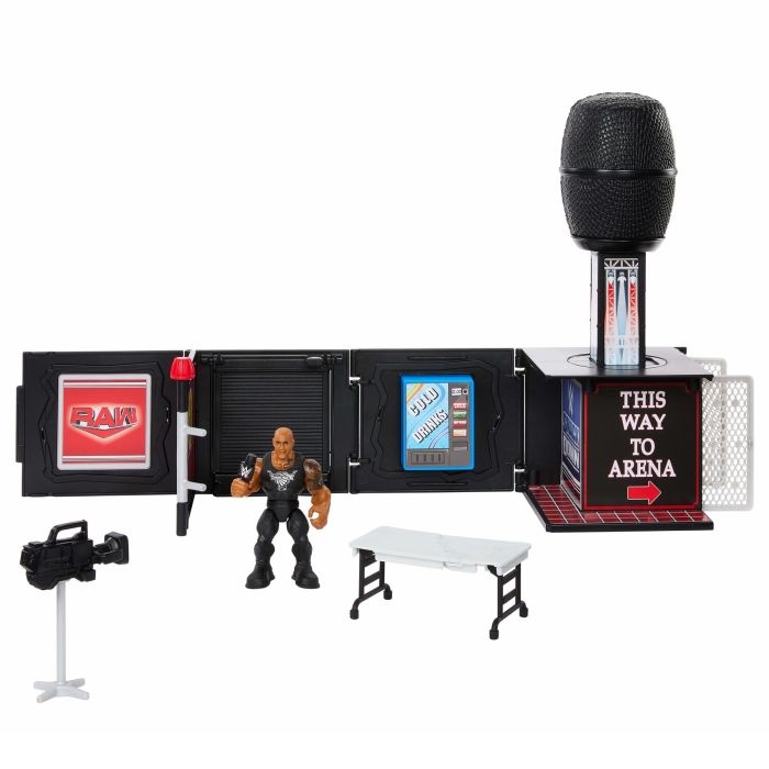 WWE Knuckle Crunchers Final Boss Microphone Playset
