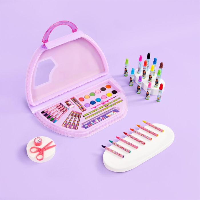 Gabby's Dollhouse Halfmoon Art Case