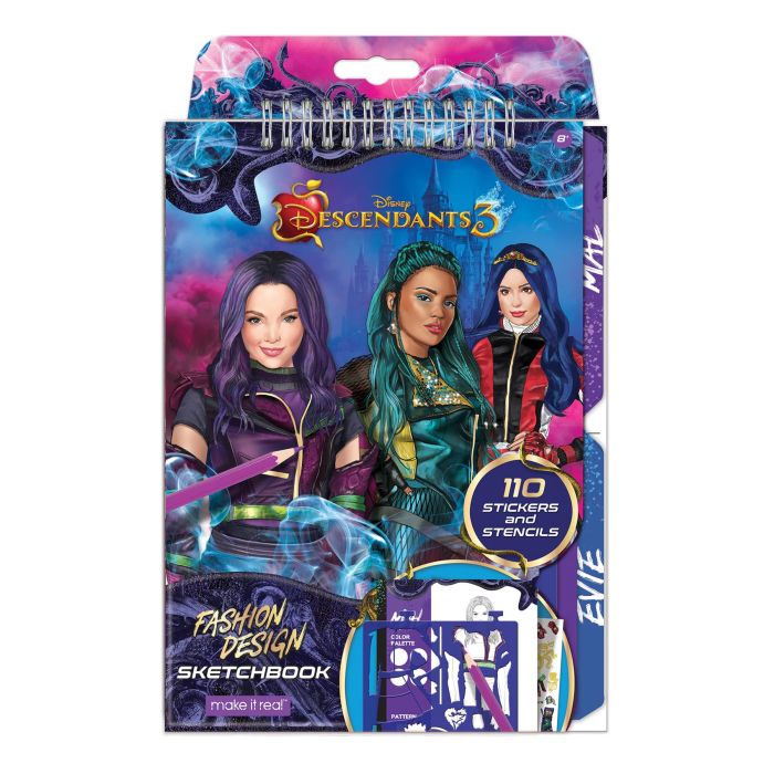 Make It Real Disney Descendants 3 Fashion Design Sketch Book