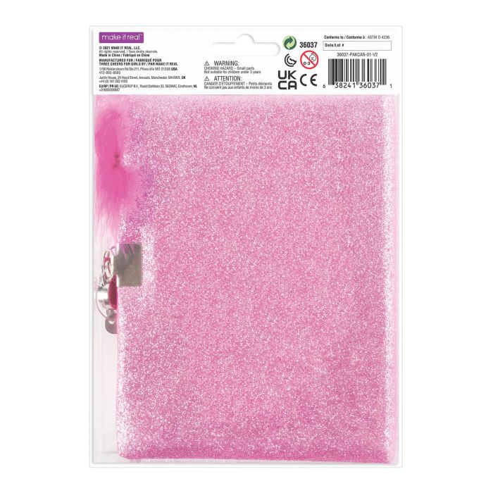 Three Cheers For Girls Born To Sparkle Glitter Journal And Pen