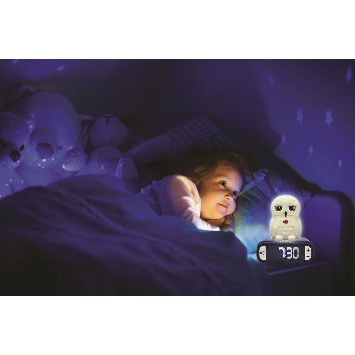 Harry Potter Hedwig Night Light Alarm Clock