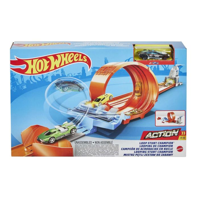 Hot Wheels Champions Loop Stunt Track Set