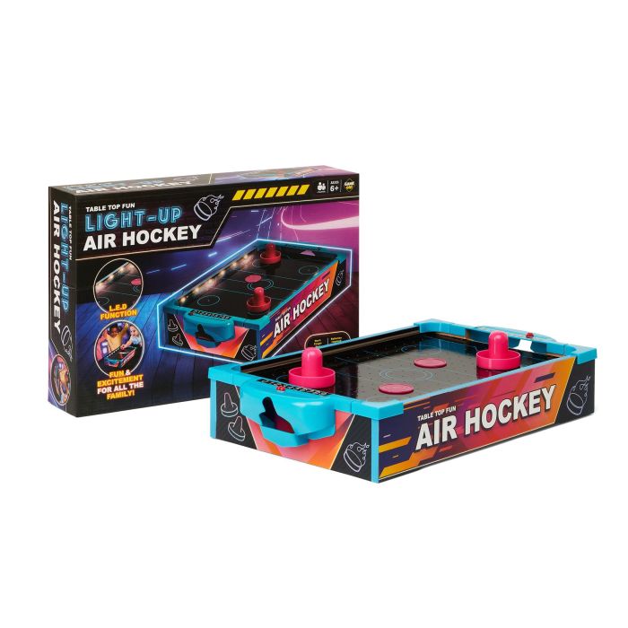Toy Mania Light Up Air Hockey Table