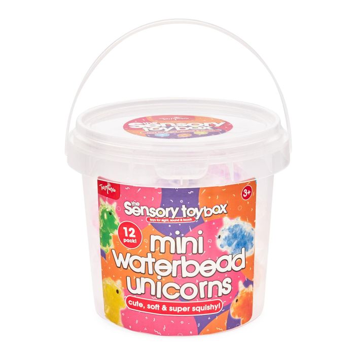 Toy Mania 12 Pack Mini Unicorn Waterbeads in Tub