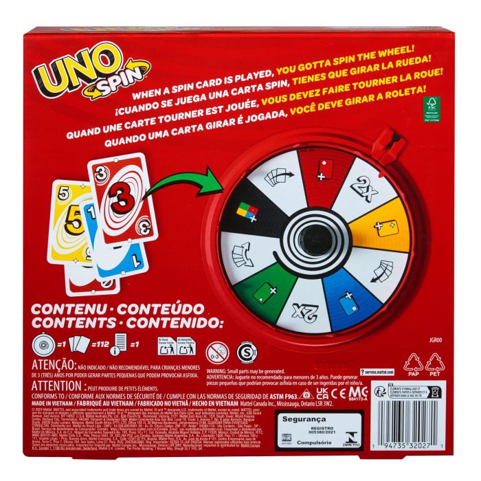 UNO Spin Card Game
