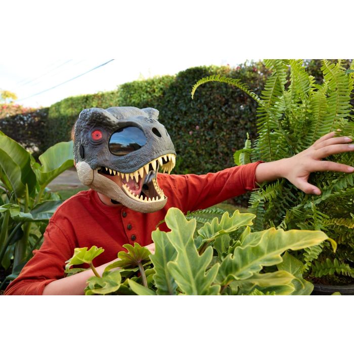 Jurassic World Rebirth T-Rex Rage N Roar Mask with LED Light
