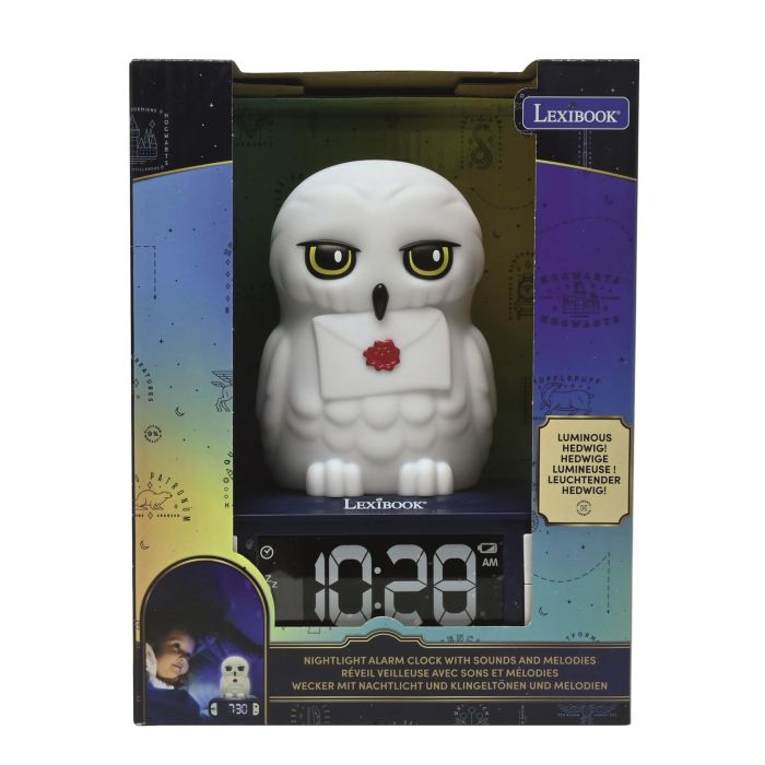 Harry Potter Hedwig Night Light Alarm Clock