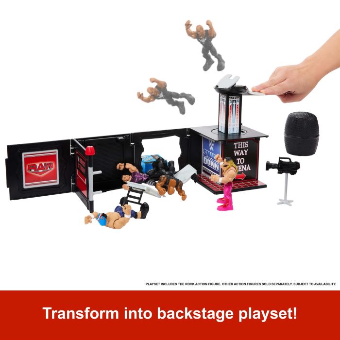WWE Knuckle Crunchers Final Boss Microphone Playset