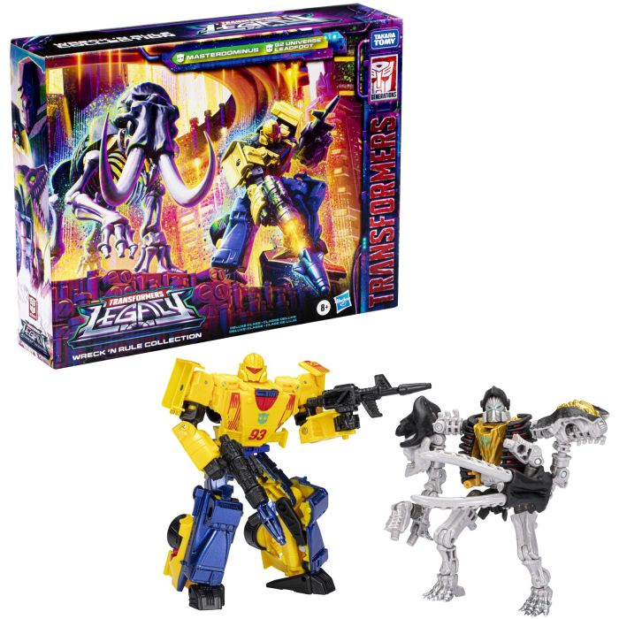 Transformers Legacy Wreck ‘N Rule Collection G2 Universe Leadfoot and Masterdominus Figures