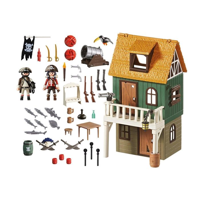 Playmobil Camouflage Pirate Fort With Ruby 4796