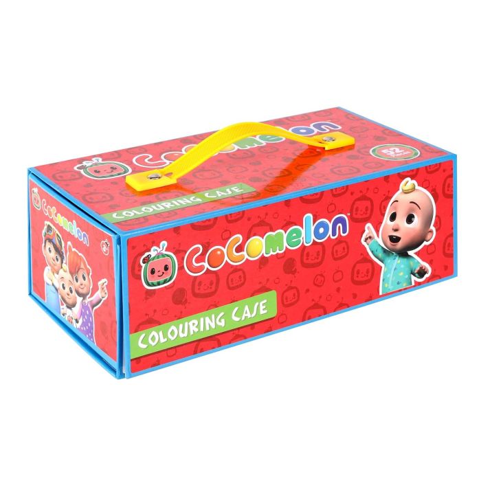 Cocomelon 52 Piece Colouring Tool Box