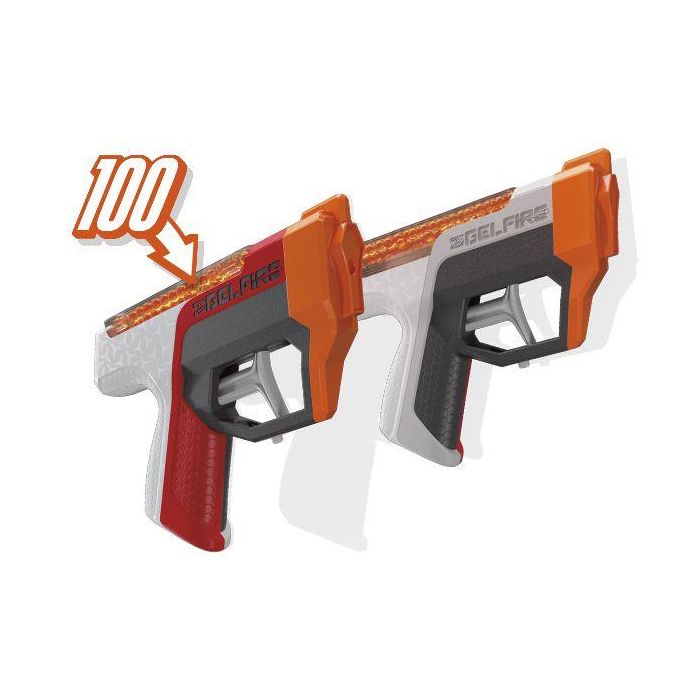 Nerf Pro Gelfire Dual Wield 2 Pack Blasters with 300 Hydrated Gelfire Rounds